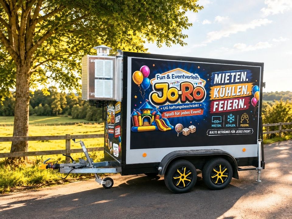 Kühlanhänger flexibel zuverlässig mieten bei Jo-Ro – für Fest & Markt