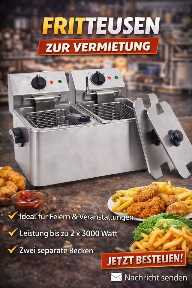METRO Professional Doppel Fritteuse Gastro mieten bei Jo-Ro