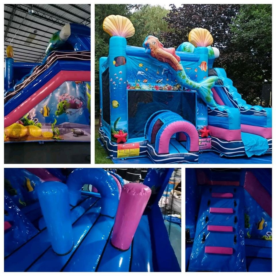 Meerjungfrau Multiplay Hüpfburg mieten in Schmelz