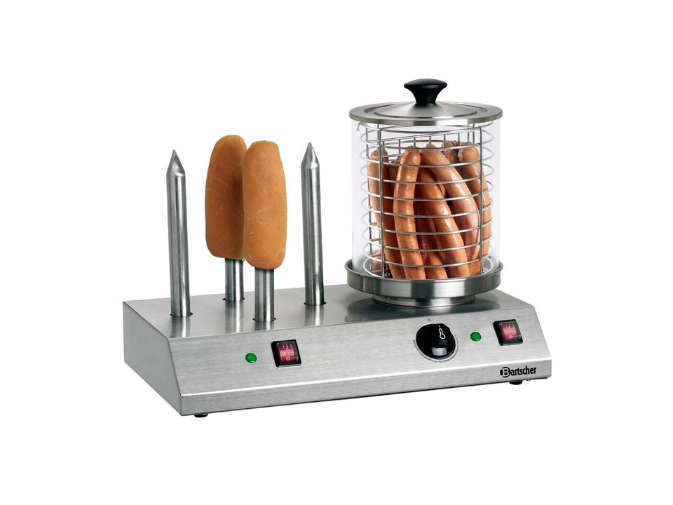 Hot Dog Maker Brot Heizstäben mieten bei KACHOURI Getränke-Service