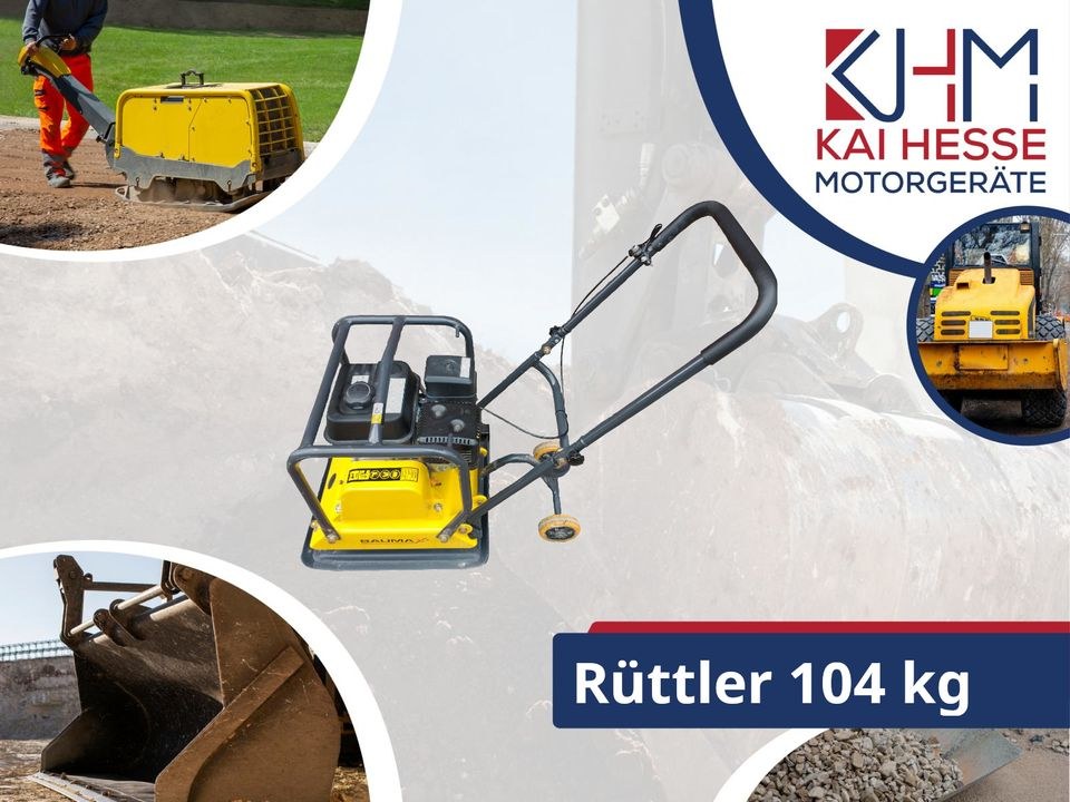Rüttler Rüttelplatte 104 kg mieten bei Motorgeräte