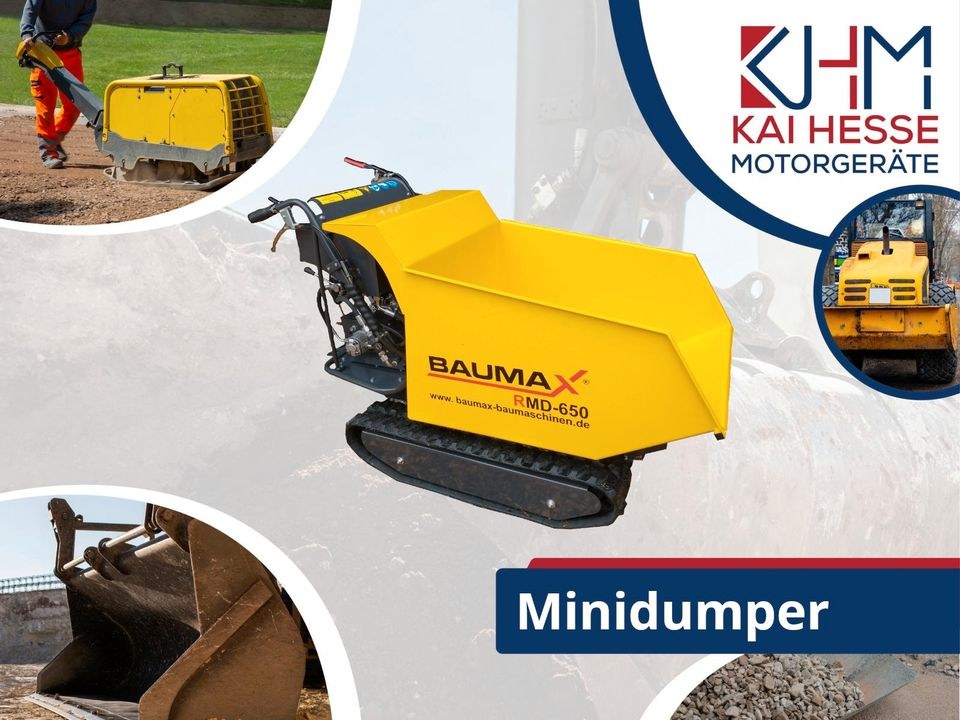 Dumper Minidumper Motorschubkarre mieten bei Motorgeräte