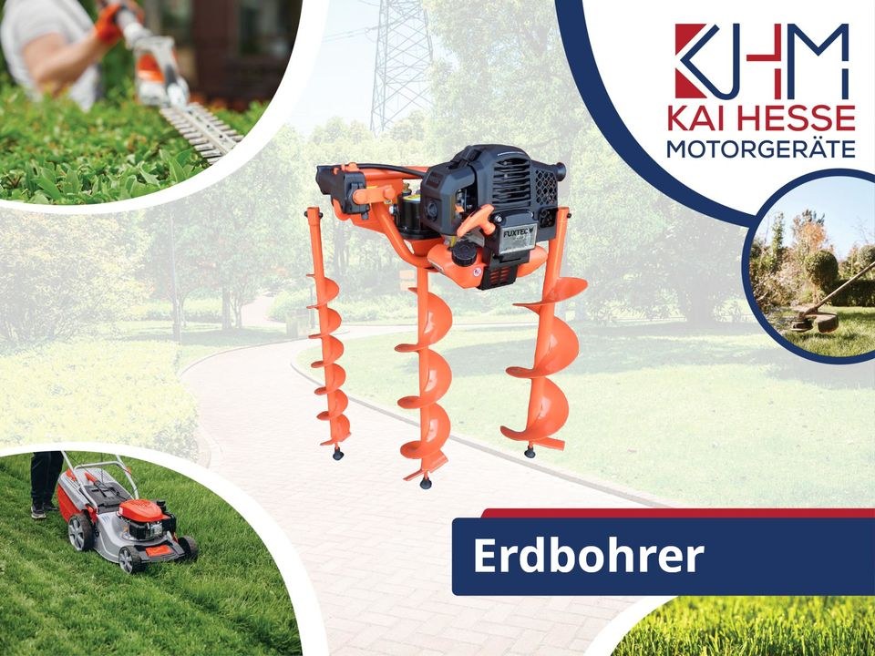 Erdbohrer 100 150 200mm Bohrer mieten bei Motorgeräte