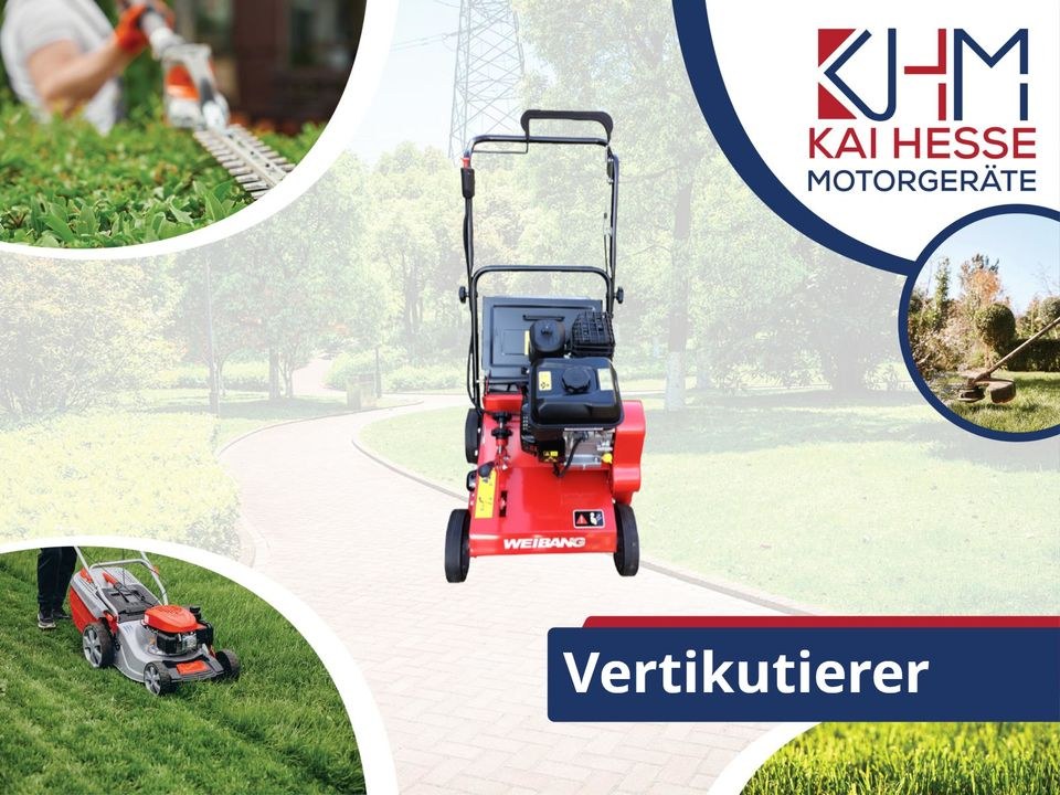 Vertikutierer mieten bei Motorgeräte – für Garten & Grundstück
