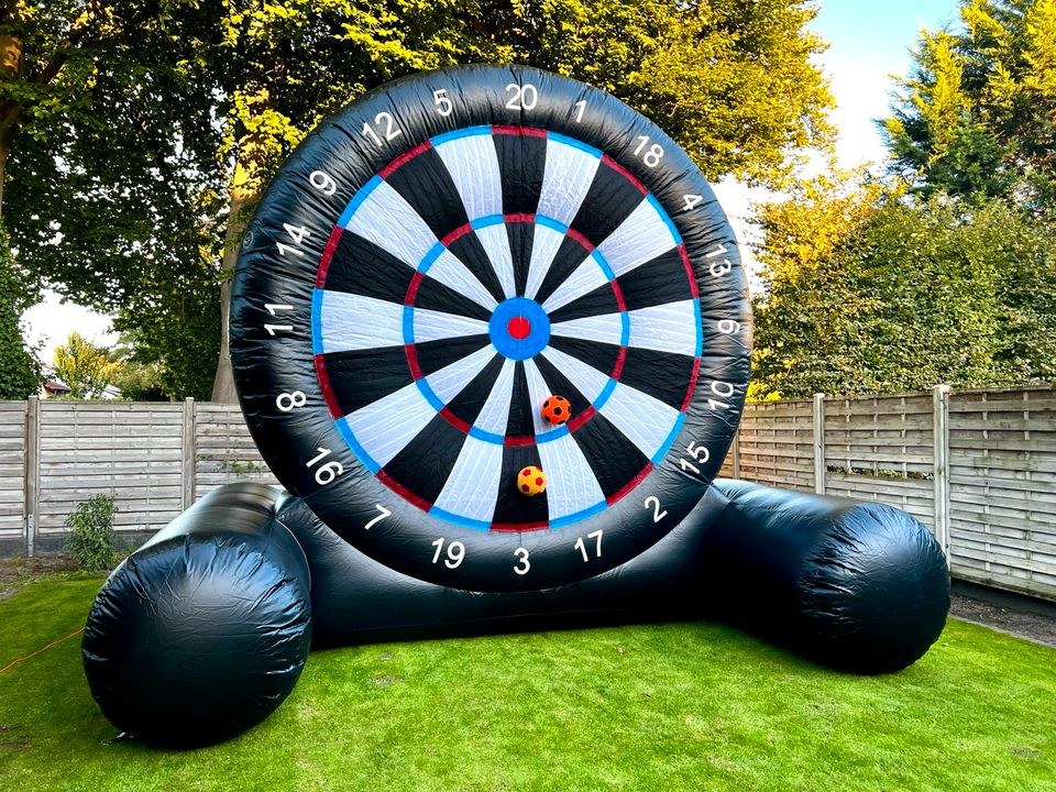 XXL Dart Fußball Torwand Soccer Hüpfburg mieten bei Kardinal