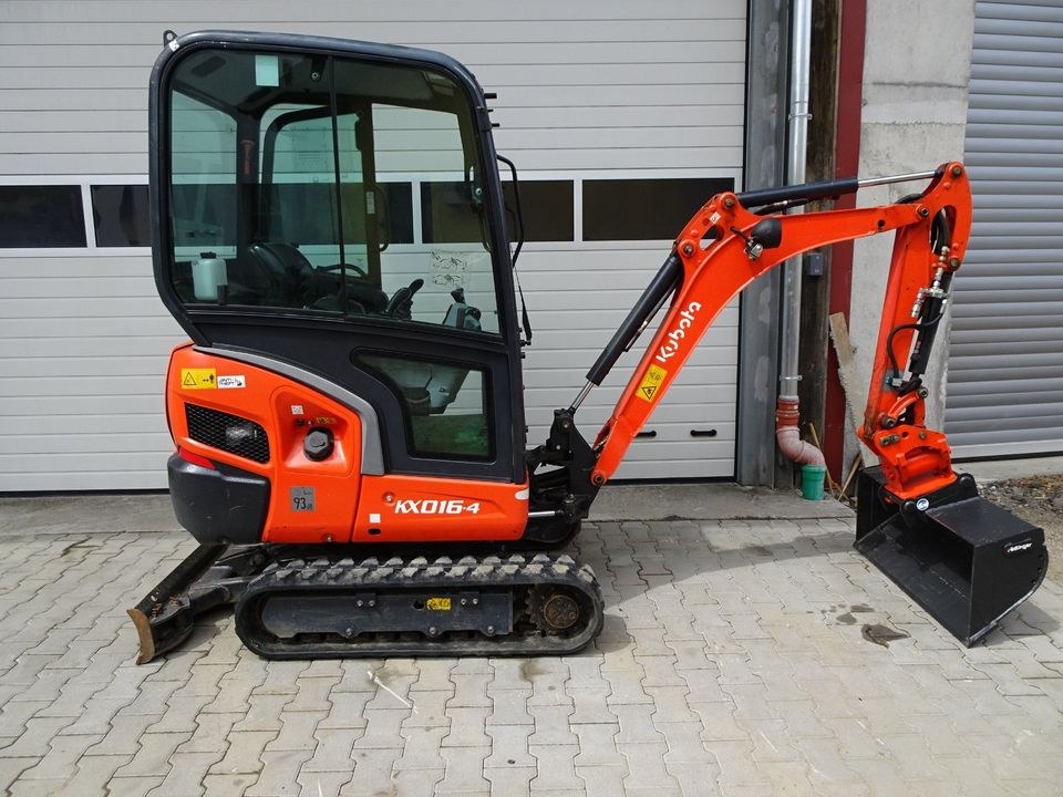 Minibagger Kubota 1,6t Powertilt auch mieten in Konzell – 3