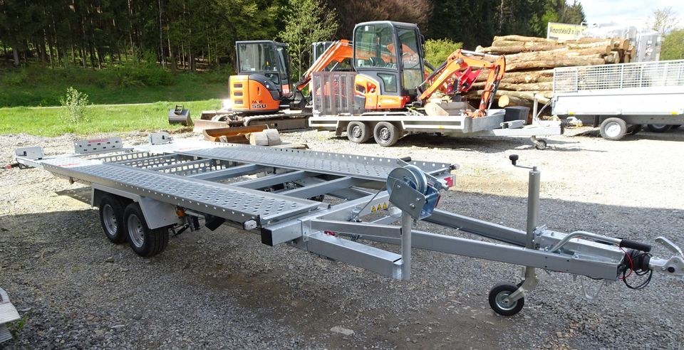 PKW Autotransporter kippbar Tandem 3,0t 100 km mieten in Konzell – 3