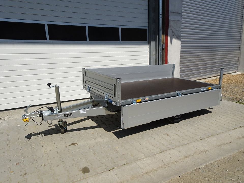 PKW Anhänger Hochlader 750kg 2,5m lang 100km h mieten in Konzell