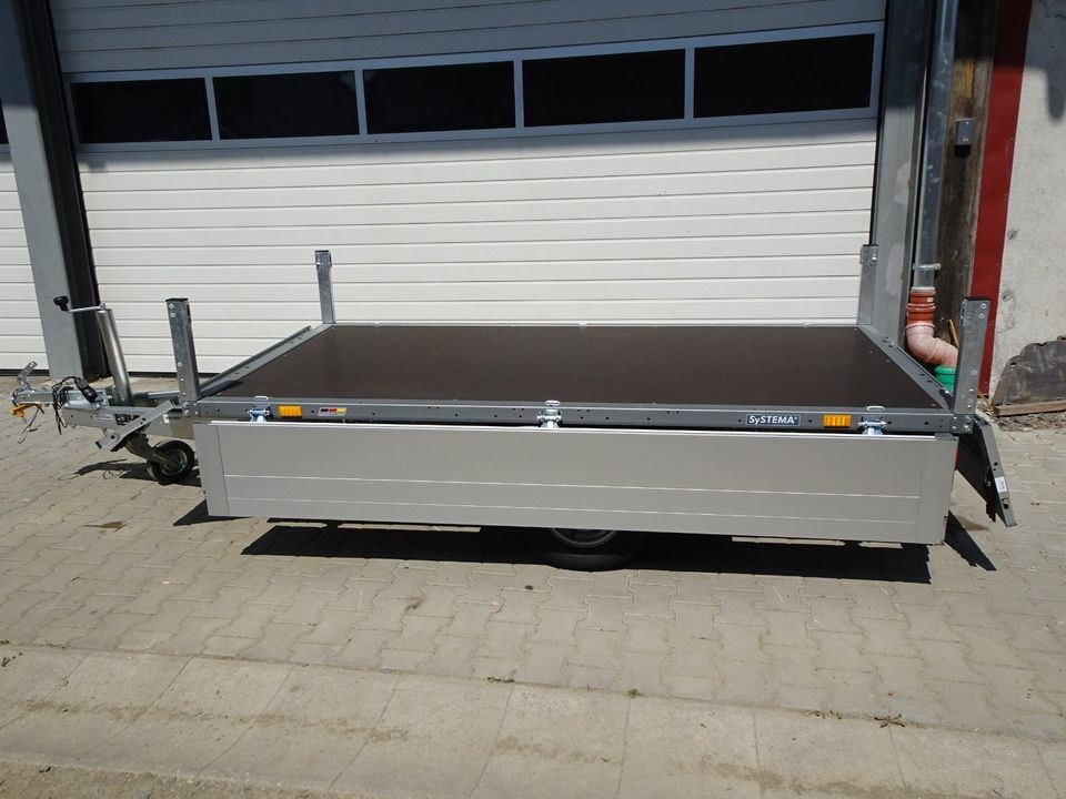 PKW Anhänger Hochlader 750kg 2,5m lang 100km h mieten in Konzell – 2