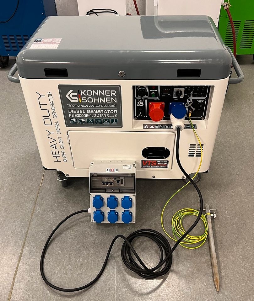 Notstromaggregat Generator Stromerzeuger Diesel mieten in Konzell