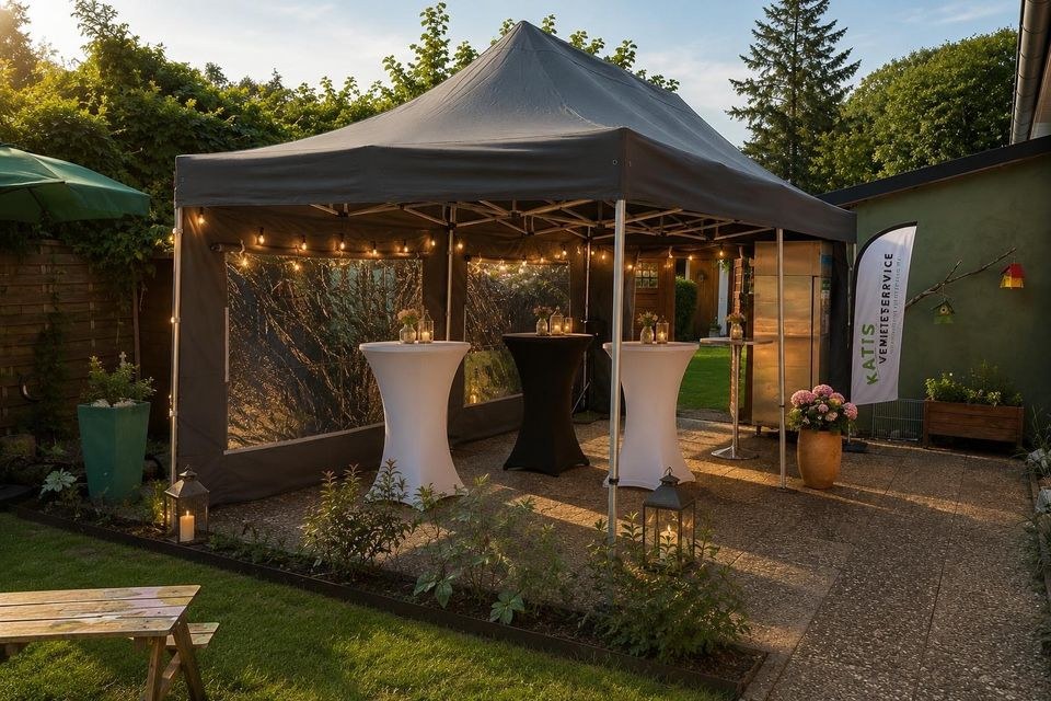 Faltpavillon mieten bei Katis Vermietservice – in Minuten aufgebaut