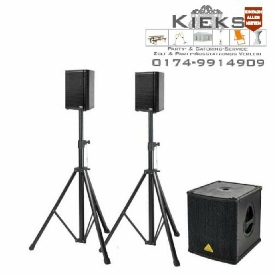 Musikanlage Tonanlage DJ Anlage mieten in Elsterwerda – Party-Sound
