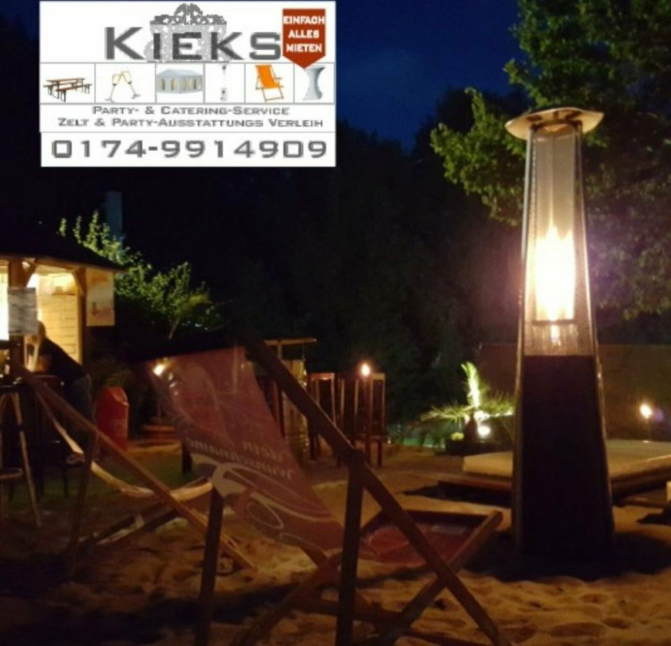 Terrassenheizer Flammen Pyramide Feuerpyramide mieten in Elsterwerda