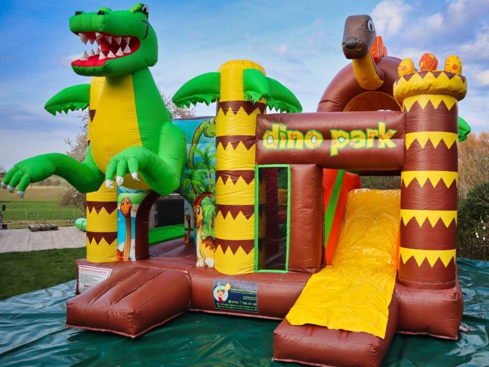Hüpfburg Multiplay Dino World mieten in Crostwitz – 2