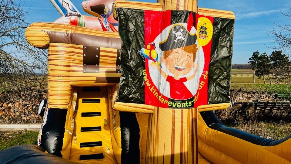 Hüpfburg Pirates Jump Rutsche Sprungfläche mieten in Crostwitz – 4