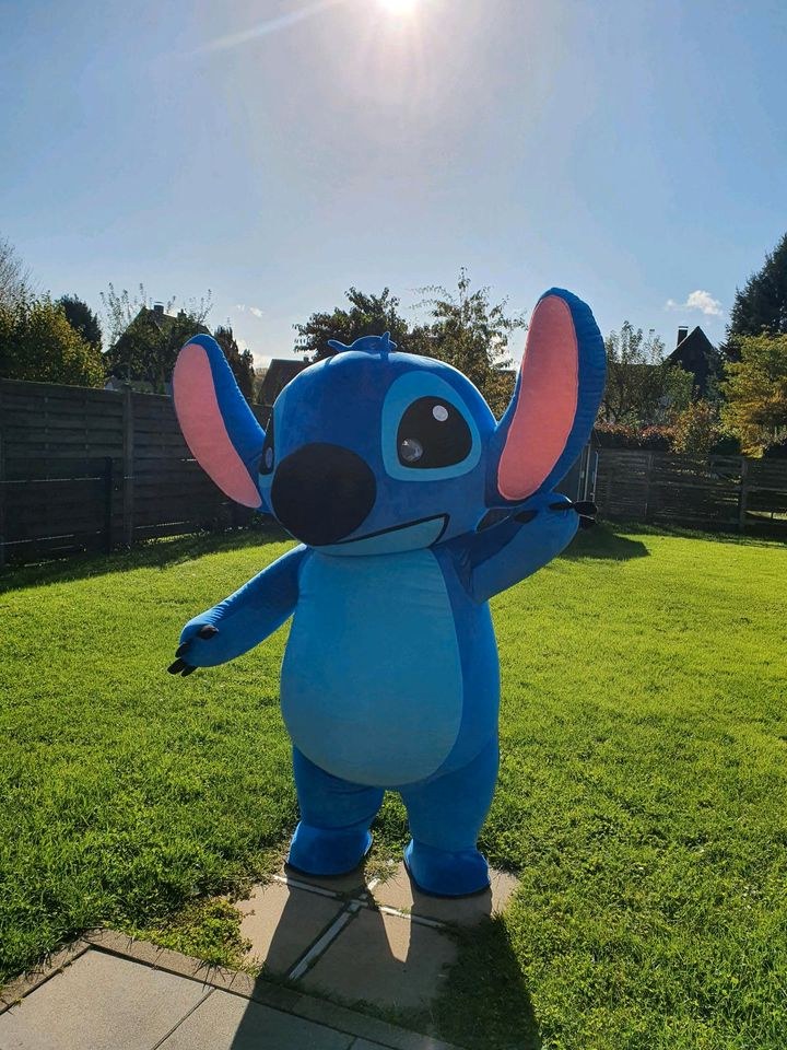 Aufblasbares Maskottchen Kostüm Stitch mieten bei Klassen – 3