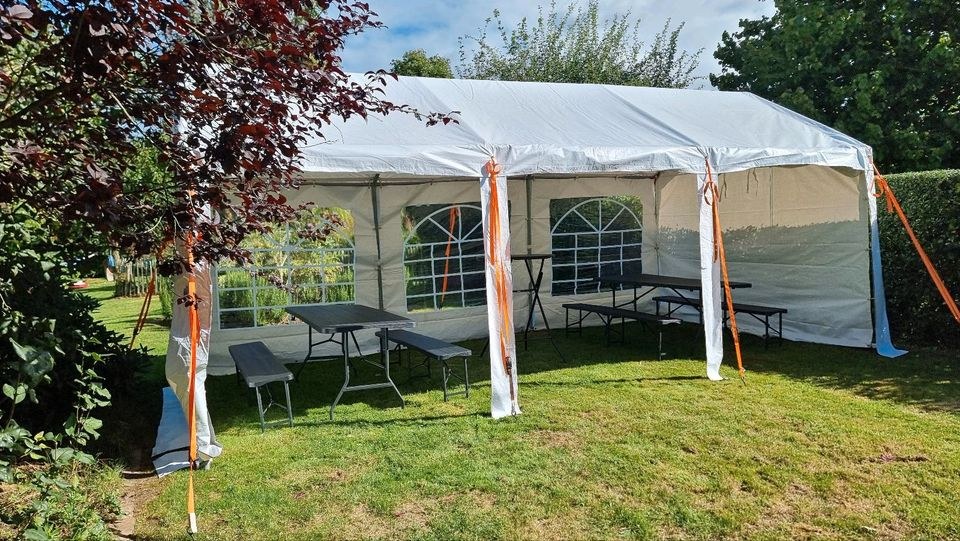 Kurzfristig buchbar Partyzelt 3x4m 3x6m 4x6m 4x mieten bei Klassen – 4