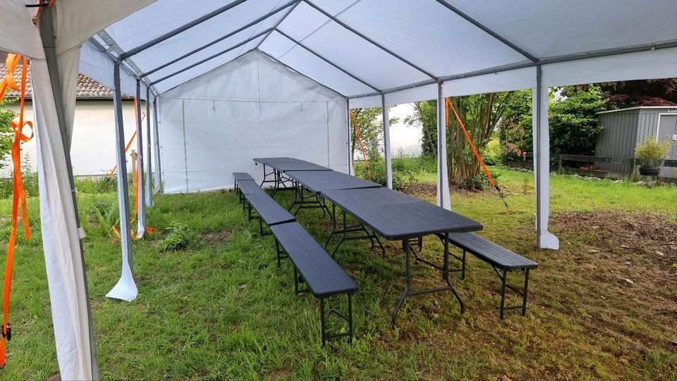Kurzfristig buchbar Partyzelt 3x6 m mieten bei Klassen – 3