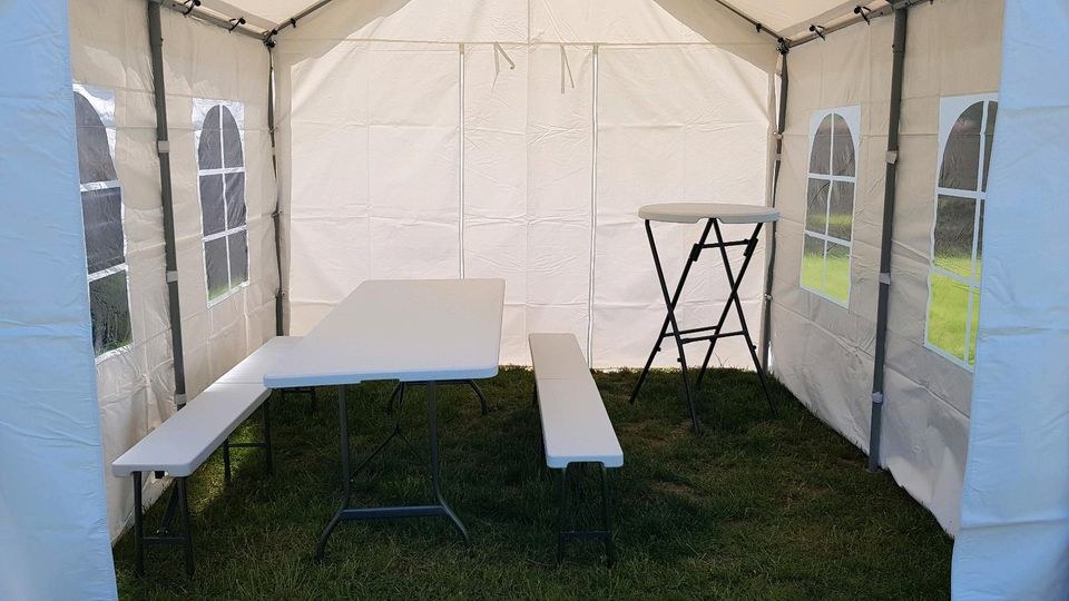 Kurzfristig buchbar Partyzelt 3x4 m mieten bei Klassen – 4