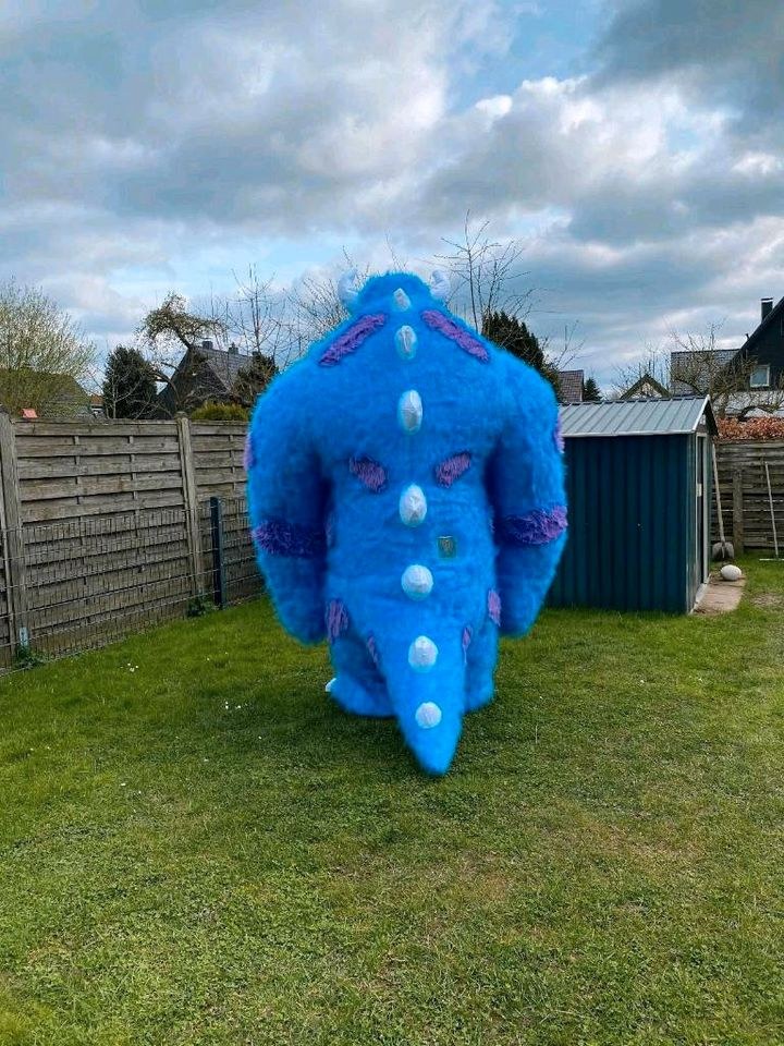 Aufblasbares Maskottchen Kostüm Monster mieten bei Klassen – 2