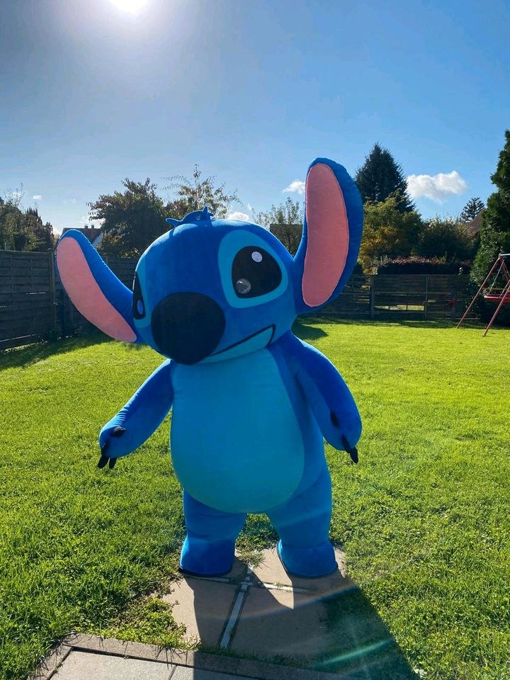 Aufblasbares Maskottchen Kostüm Stitch mieten bei Klassen – 4
