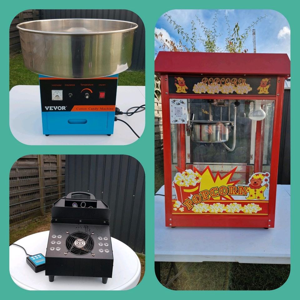 Zuckerwattemaschine Popcornmaschine mieten bei Klassen