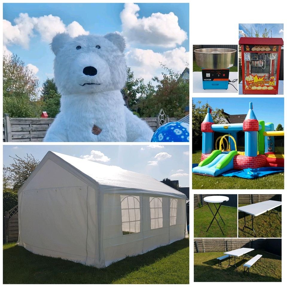Kurzfristig buchbar Partyzelt 3x4 3x6 4x6 4x8 m mieten bei Klassen