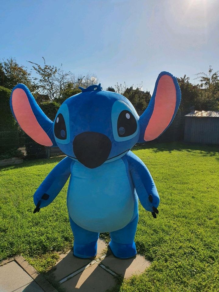 Aufblasbares Maskottchen Kostüm Stitch mieten bei Klassen – 2