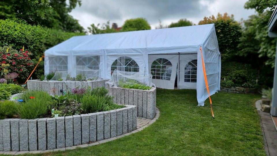 Kurzfristig buchbar Partyzelt 3x3 4x8 m mieten bei Klassen – 2