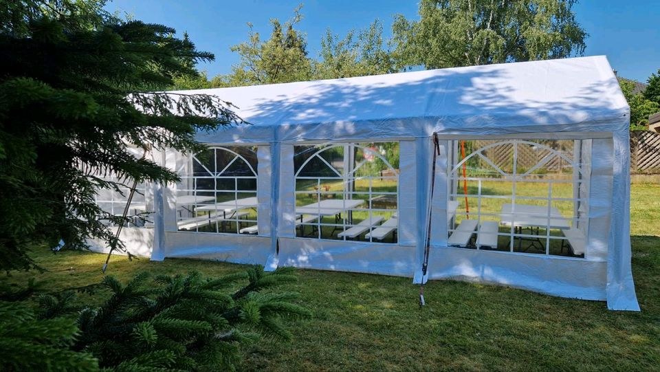 Kurzfristig buchbar Partyzelt 3x8 m inkl Auf mieten bei Klassen – 2
