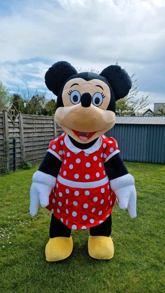 Aufblasbares Maskottchen Kostüm Micky Mini Maus mieten bei Klassen – 3