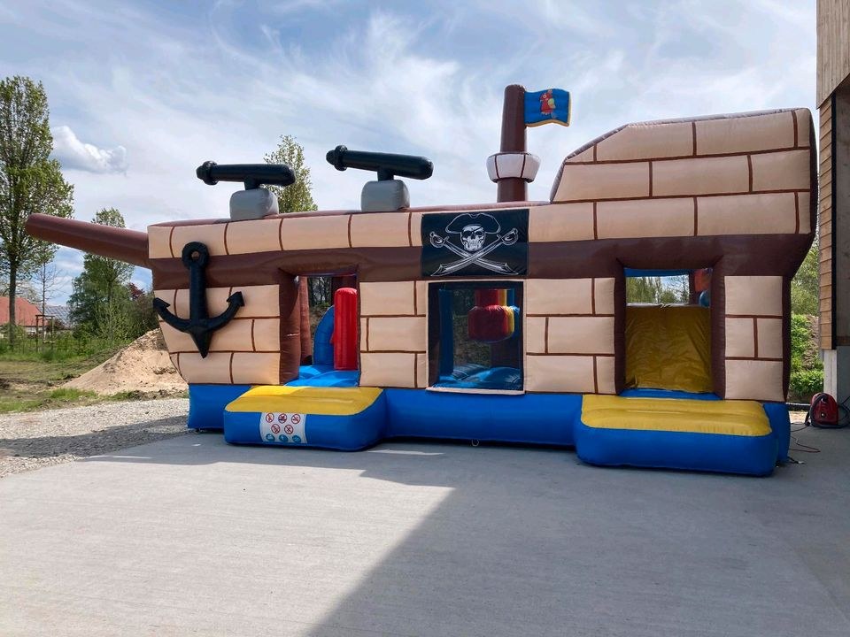 Hüpfburg Piratenschiff Rutsche mieten bei Kramer Events – 3