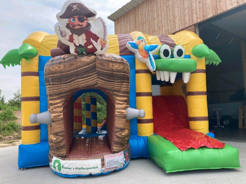 Hüpfburg Pirateninsel mieten bei Kramer Events