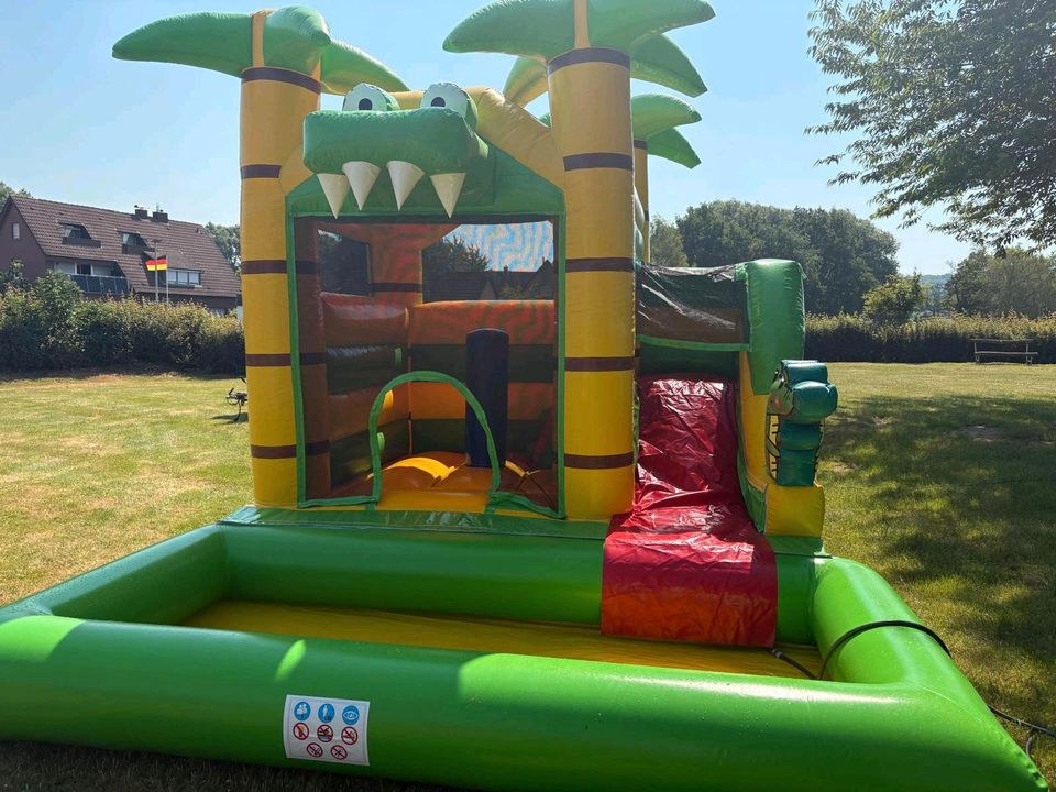 Wasserhüpfburg Krokodil mieten bei Kramer Events – 3