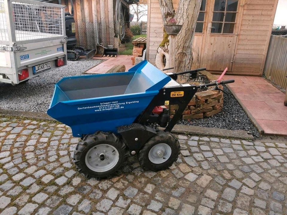 Minidumper mieten in Ergolding – für Aushub & Schutt – 3