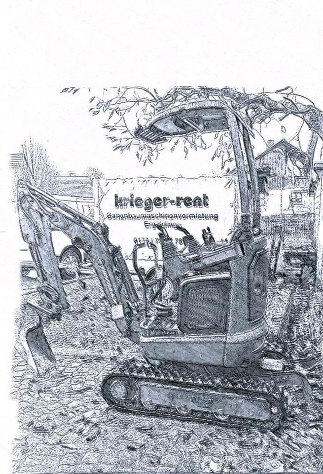 Minibagger mieten in Ergolding – für Garten, Einfahrt & Fundament