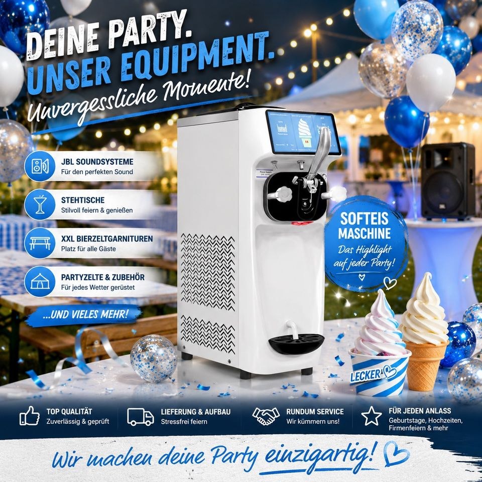 Eismaschine Softeis Eis mieten in Suhl – Gastro-Küche auf Zeit – 2