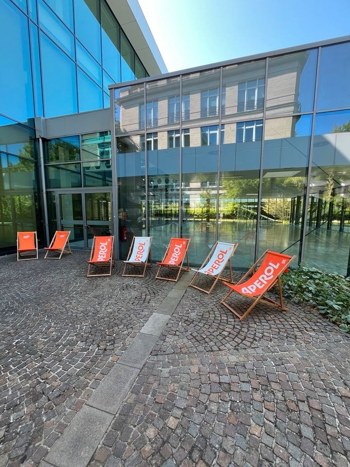 Stehtische ø80cm Pavillion Aperol Lounge mieten in Bühlertal