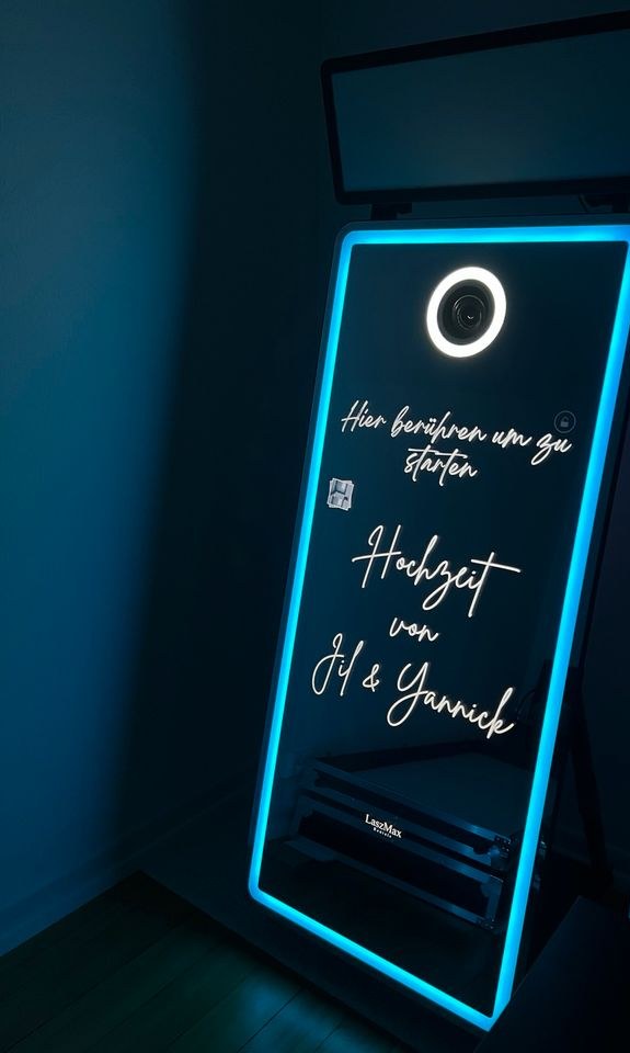 Fotospiegel Magic Mirror Fotobox mieten bei László Daul LaszMax – 3