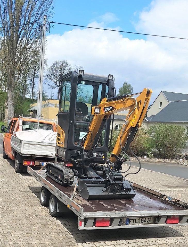Minibagger Bagger mieten bei André Lommatzsch – 4