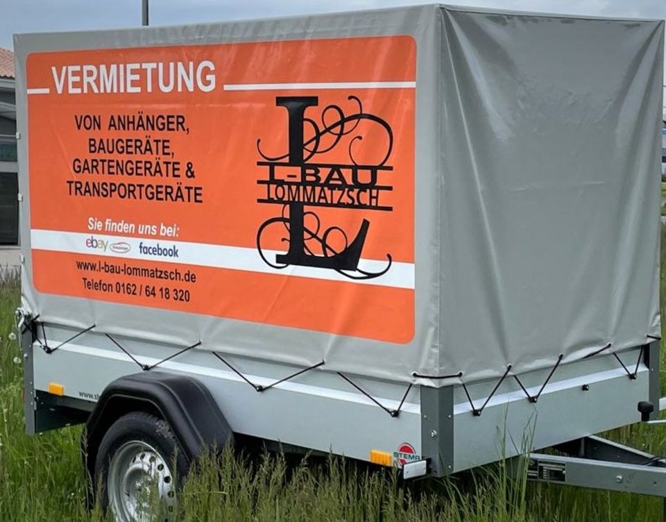 PKW Anhänger Plane mieten in Grumbach – für Umzug, Garten & Transport