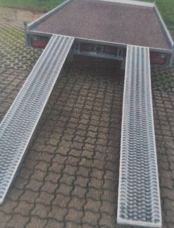 Plattformanhänger Auffahrrampe mieten in Grumbach – für die Baustelle