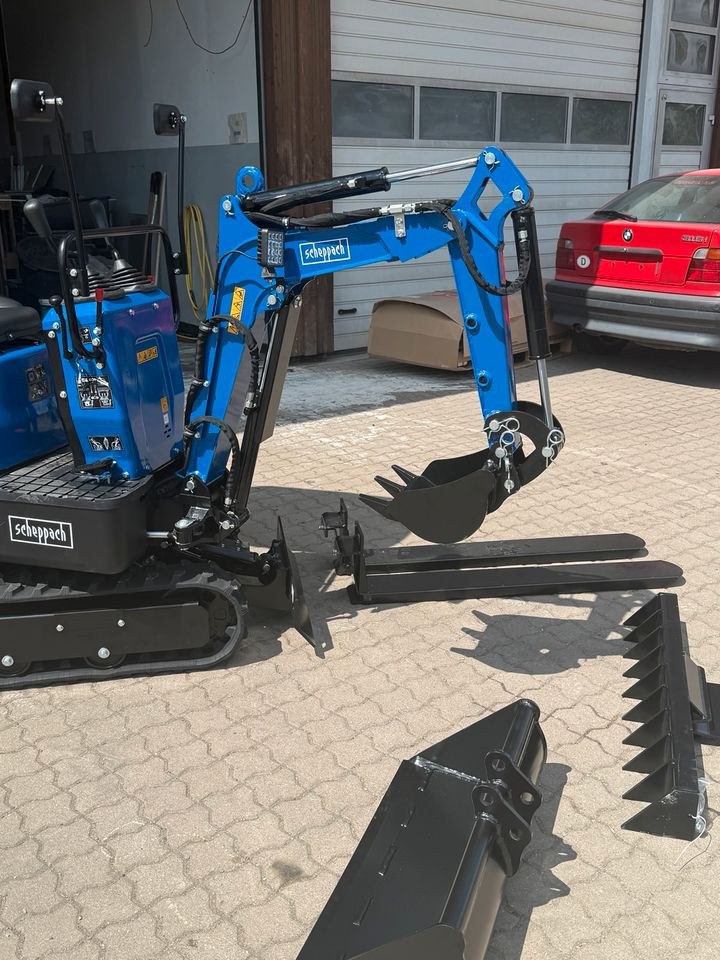 Minibagger Scheppach mieten bei André Lommatzsch – 2