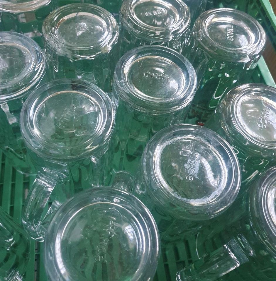 Biergläser Maßkrüge Gläser Sektgläser Becher mieten