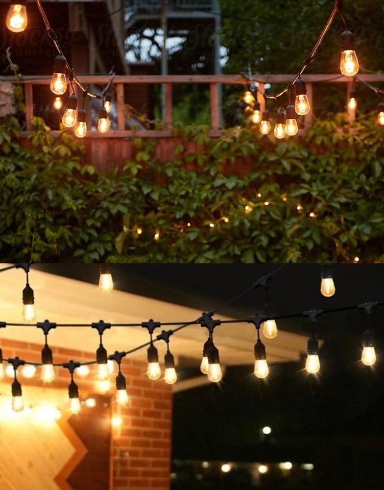 Lichterketten Biergarten Look mieten in Kissing