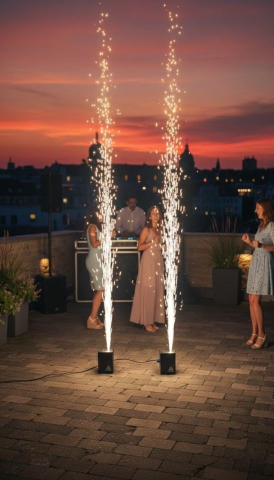 Kaltfeuerwerk Kaltfunken mieten in Kissing – Atmosphäre auf Knopfdruck – 3