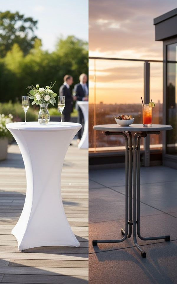 Stehtisch Rund 80cm mieten in Kissing – für Empfang & Party