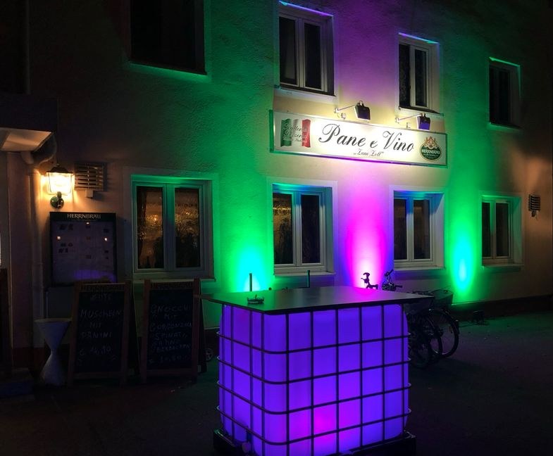 Stehtische IBC Beleuchtet mieten in Genderkingen – für Empfang & Party – 3