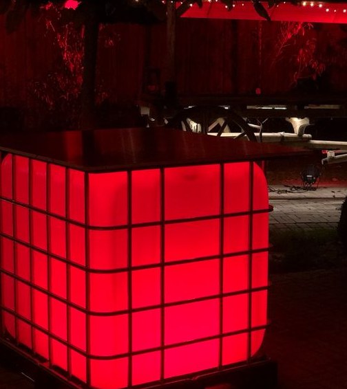 Stehtische IBC Beleuchtet mieten in Genderkingen – für Empfang & Party – 2