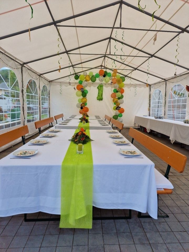 Partyzelt Pavillon 6×10 m Großes Zelt mieten bei LLS Mietpark – 3